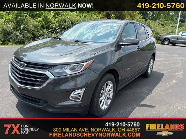 Used 2020 Chevrolet Equinox LT with VIN 3GNAXKEV2LL332147 for sale in Sandusky, OH