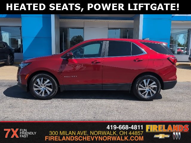 Certified 2022 Chevrolet Equinox LT with VIN 3GNAXKEV0NL216531 for sale in Norwalk, OH