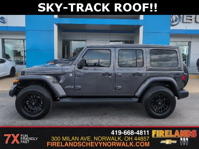 Used 2018 Jeep All-New Wrangler Unlimited Sahara with VIN 1C4HJXEG9JW305929 for sale in Norwalk, OH