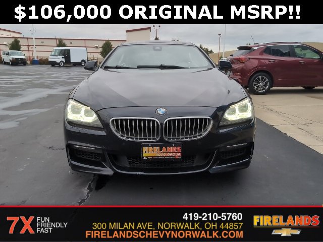 Used 2015 BMW 6 Series 650i with VIN WBA6B4C53FD761560 for sale in Norwalk, OH