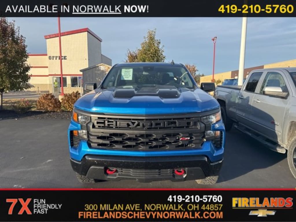 Used 2022 Chevrolet Silverado 1500 Custom Trail Boss Truck