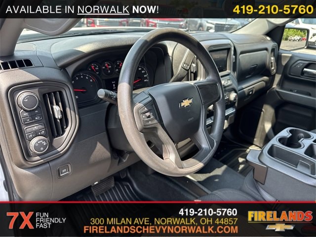 Used 2022 Chevrolet Silverado 1500 Limited Work Truck with VIN 1GCUYAED5NZ232642 for sale in Norwalk, OH