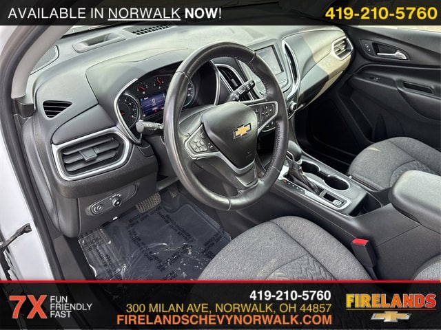 Used 2022 Chevrolet Equinox LT with VIN 3GNAXUEV2NL309031 for sale in Norwalk, OH