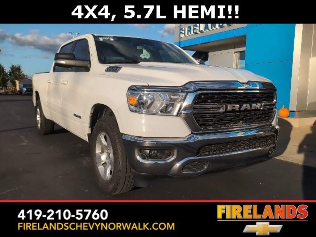 Used 2022 Ram 1500 Big Horn Crew Cab 4x4 64 Box Truck