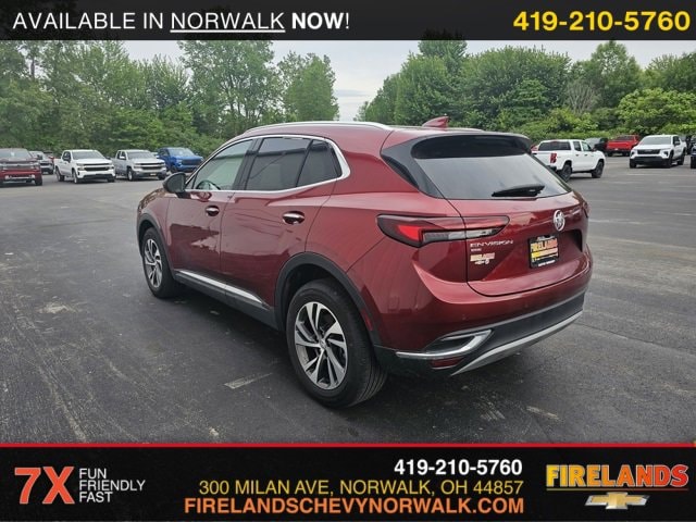 Used 2023 Buick Envision Essence with VIN LRBFZPR4XPD151024 for sale in Sandusky, OH