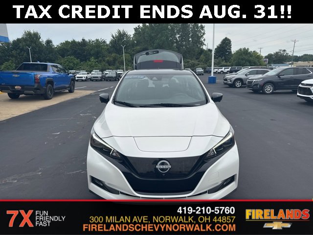 Used 2023 Nissan Leaf SV Plus with VIN 1N4CZ1CV4PC552101 for sale in Norwalk, OH