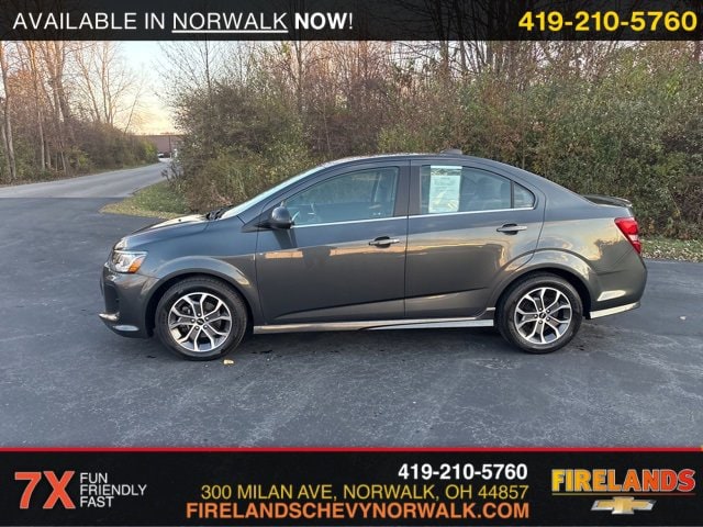 Used 2020 Chevrolet Sonic LT with VIN 1G1JD5SB3L4144152 for sale in Norwalk, OH