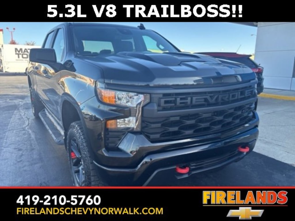 Used 2024 Chevrolet Silverado 1500 Custom Trail Boss Truck