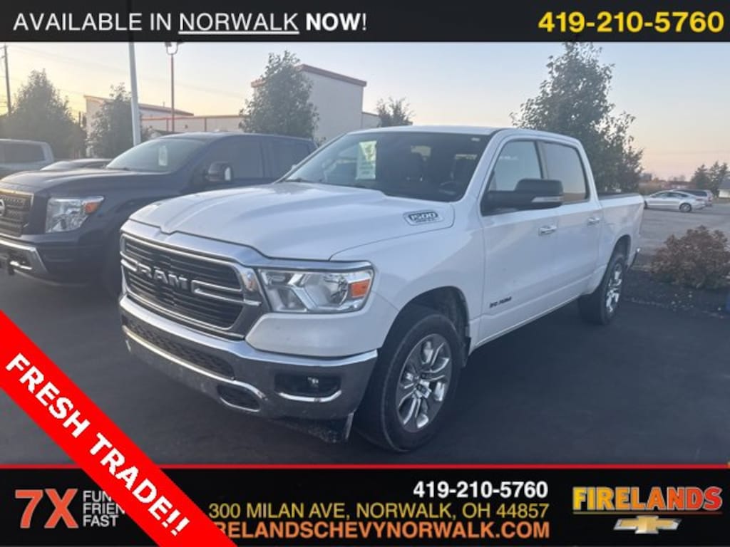 Used 2020 Ram 1500 Big Horn Crew Cab 4x4 57 Box Truck