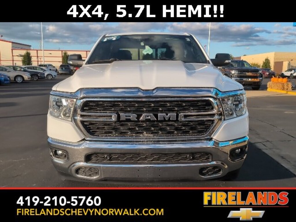 Used 2022 Ram 1500 Big Horn Crew Cab 4x4 64 Box Truck