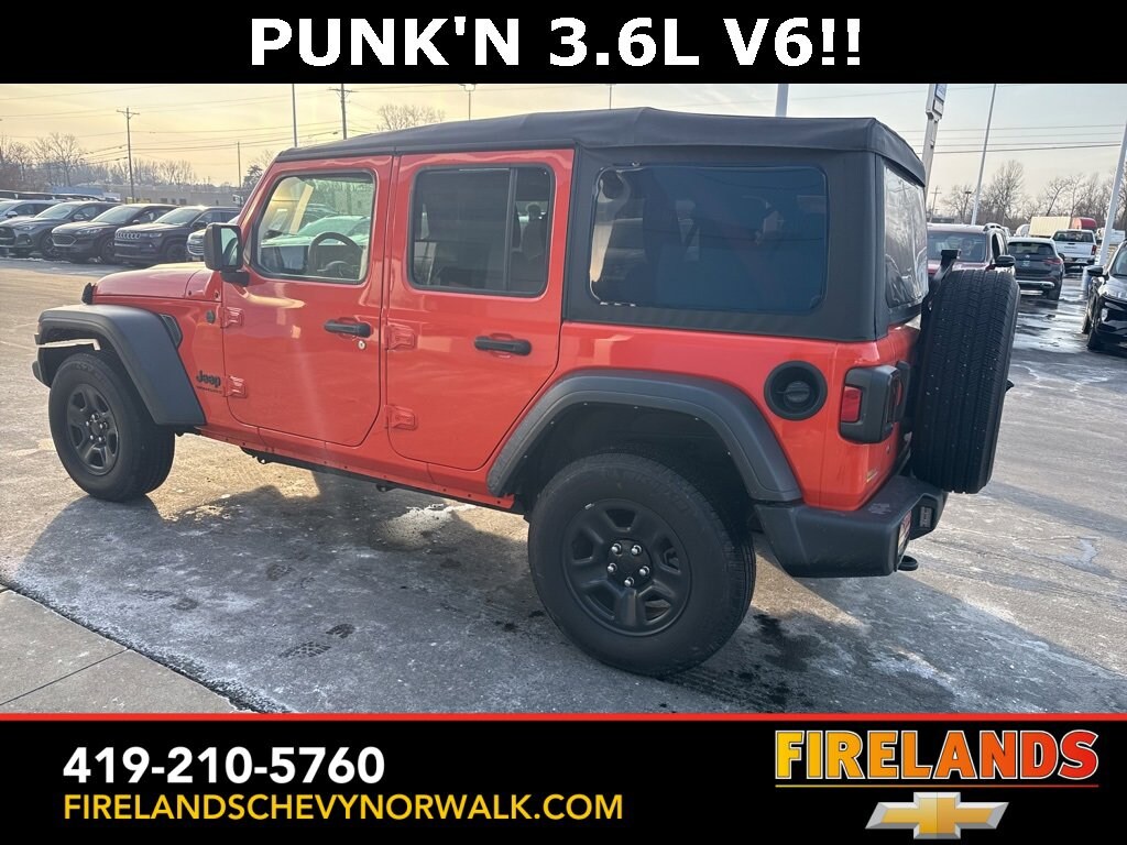 Used 2023 Jeep Wrangler 4-Door Sport 4x4 SUV