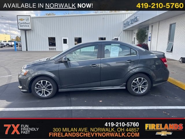 Used 2020 Chevrolet Sonic LT with VIN 1G1JD5SB3L4144152 for sale in Norwalk, OH