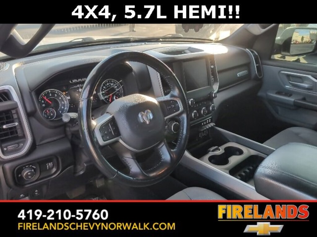 Used 2022 Ram 1500 Big Horn Crew Cab 4x4 64 Box Truck