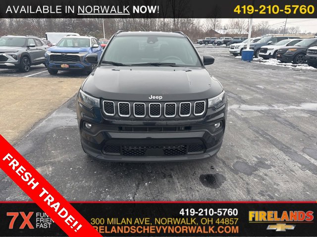 Used 2023 Jeep Compass Latitude Lux with VIN 3C4NJDFN1PT531816 for sale in Norwalk, OH