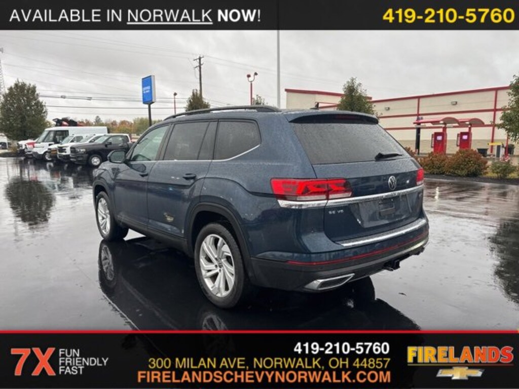 Used 2022 Volkswagen Atlas 3.6L V6 SE w/Technology SUV