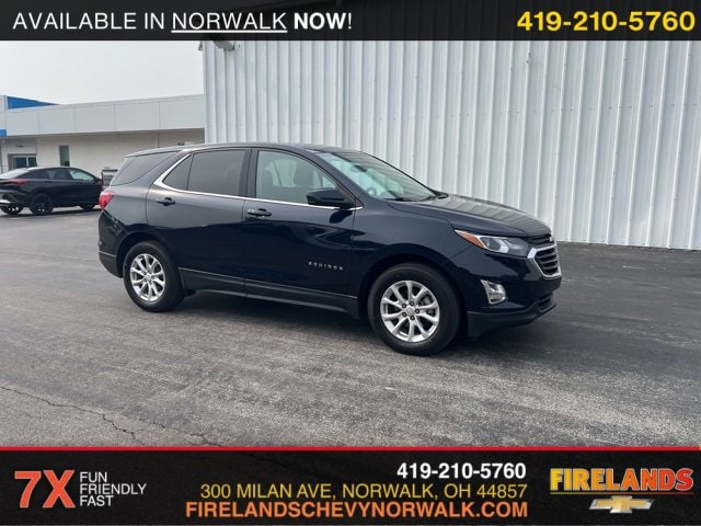 Used 2020 Chevrolet Equinox LT with VIN 3GNAXJEV1LS721880 for sale in Sandusky, OH