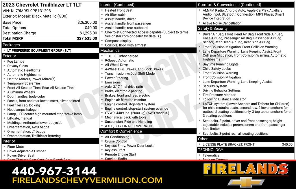 Used 2023 Chevrolet Trailblazer LT SUV