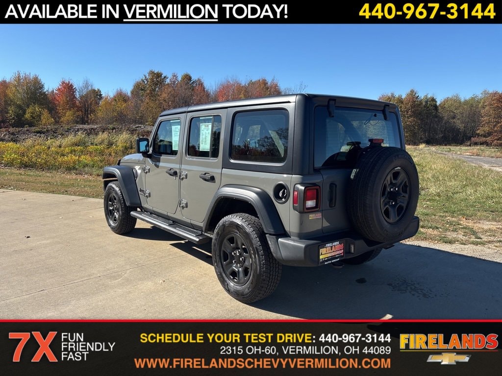 Used 2023 Jeep Wrangler 4-Door Sport 4x4 SUV
