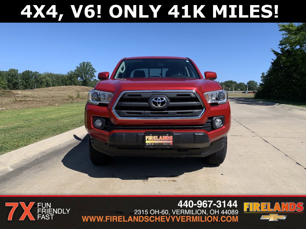 Used 2017 Toyota Tacoma SR5 with VIN 5TFCZ5AN2HX065784 for sale in Vermilion, OH