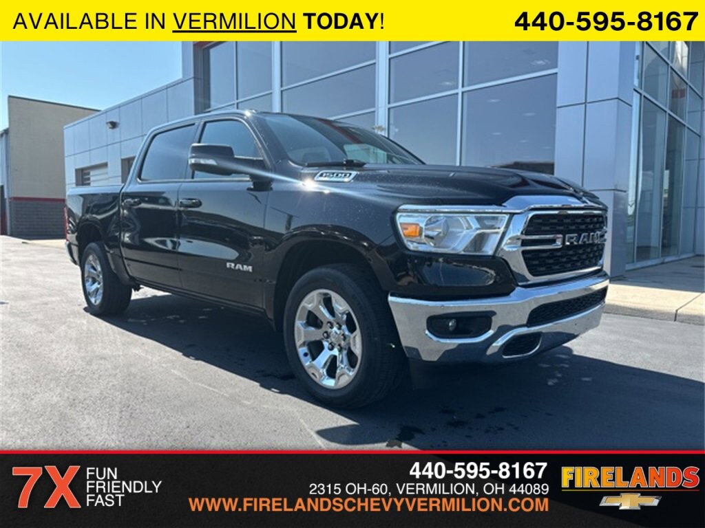Used 2022 Ram 1500 Big Horn Crew Cab 4x4 57 Box Truck