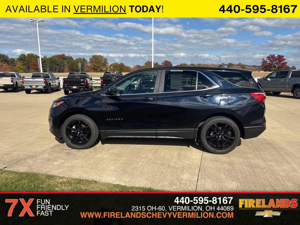 Used 2021 Chevrolet Equinox LT with VIN 2GNAXKEV3M6122551 for sale in Vermilion, OH