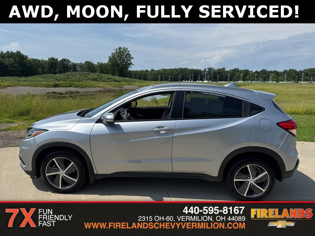Used 2022 Honda HR-V EX with VIN 3CZRU6H53NM743281 for sale in Vermilion, OH