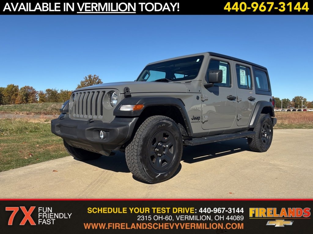 Used 2023 Jeep Wrangler 4-Door Sport 4x4 SUV