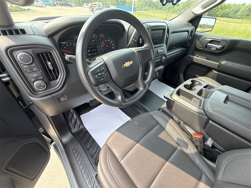 Used 2024 Chevrolet Silverado 1500 Work Truck with VIN 1GCPDAEK5RZ239457 for sale in Vermilion, OH