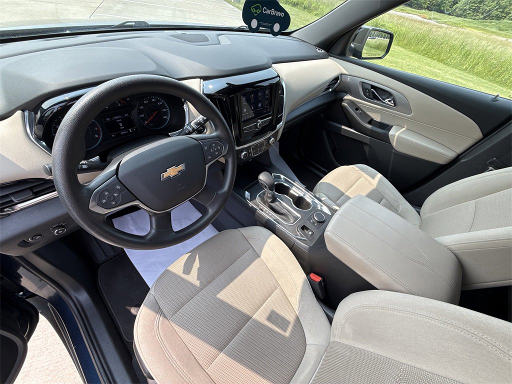 Used 2022 Chevrolet Traverse LS with VIN 1GNERFKW7NJ120094 for sale in Vermilion, OH