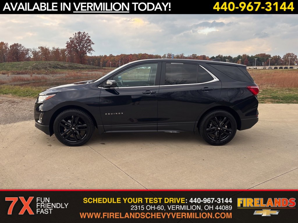 Used 2021 Chevrolet Equinox LT with VIN 2GNAXKEV3M6122551 for sale in Vermilion, OH
