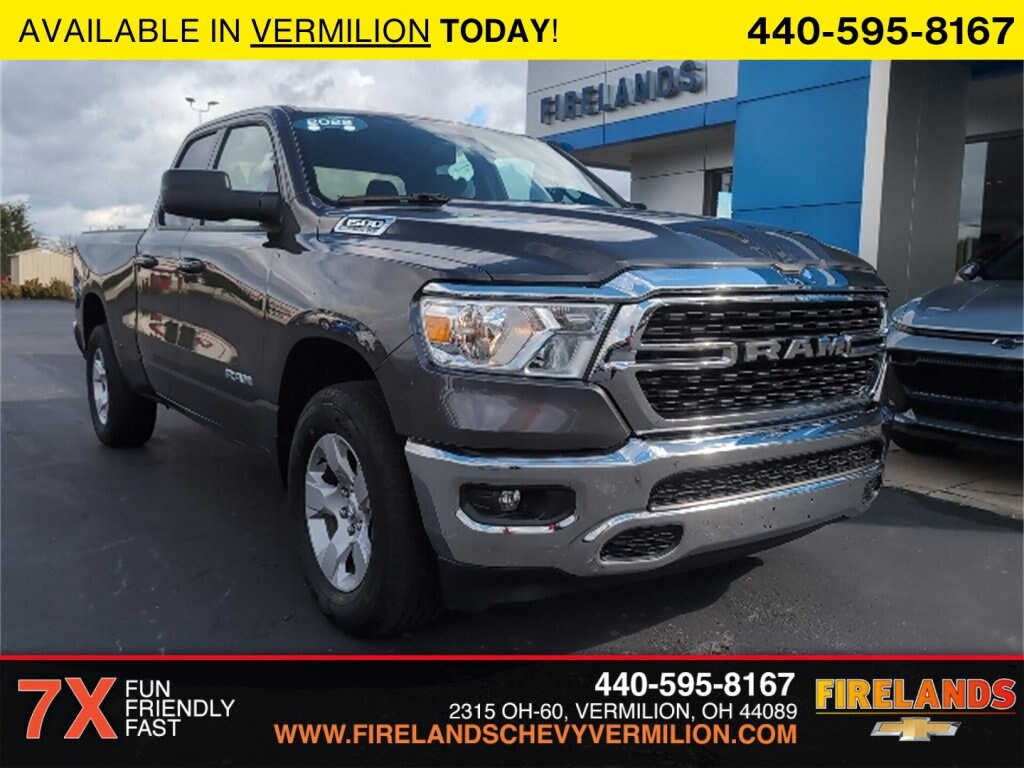 Used 2022 Ram 1500 Big Horn Quad Cab 4x4 64 Box Truck