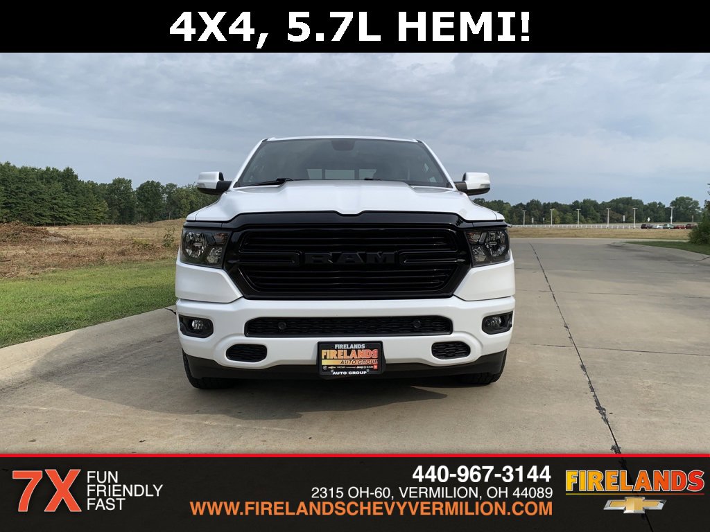 Used 2020 RAM Ram 1500 Pickup Big Horn/Lone Star with VIN 1C6SRFFT2LN103678 for sale in Vermilion, OH