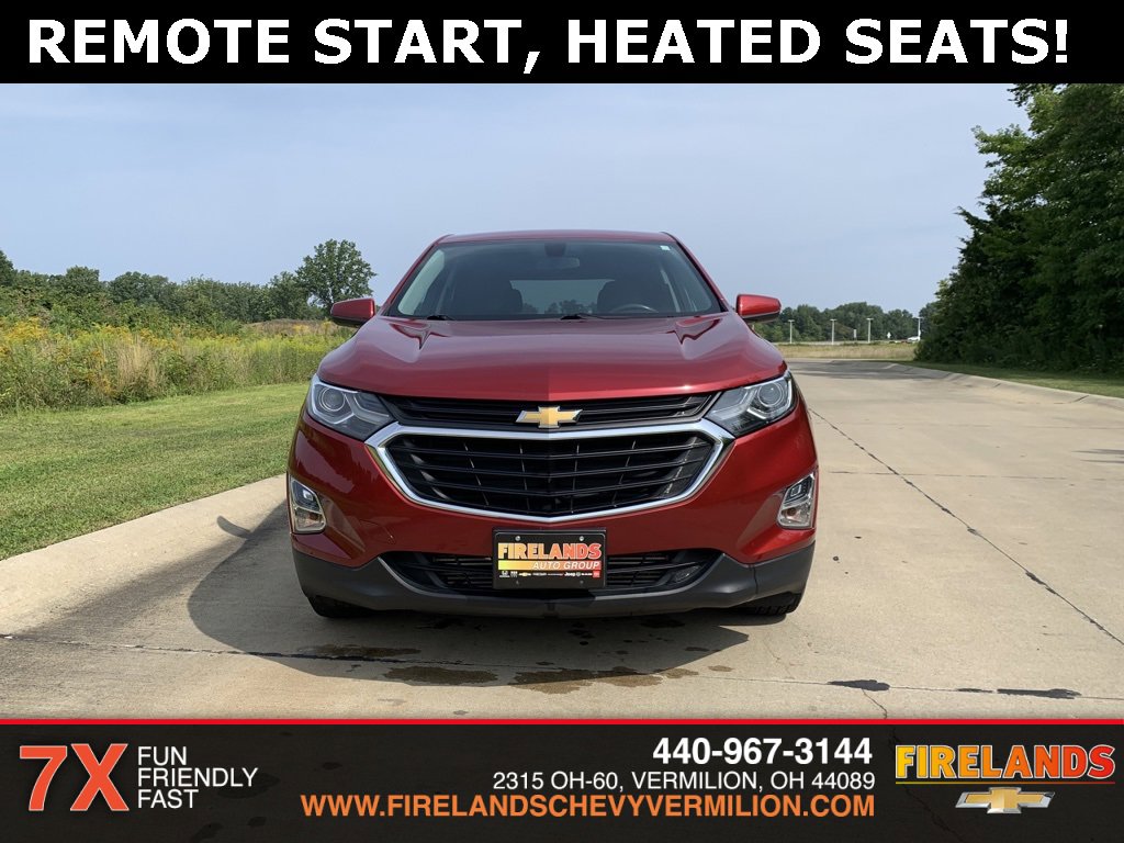 Used 2018 Chevrolet Equinox LT with VIN 2GNAXJEV1J6341093 for sale in Vermilion, OH