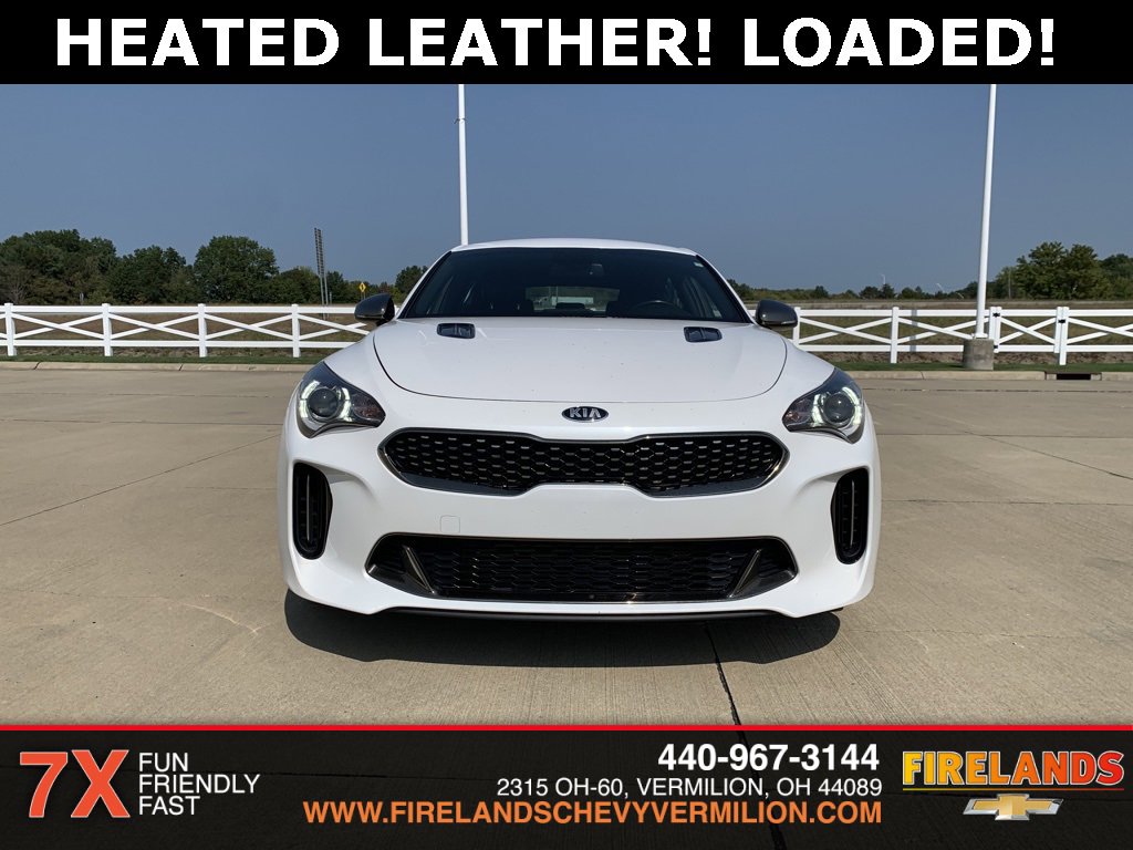 Used 2020 Kia Stinger GT-Line with VIN KNAE15LAXL6073976 for sale in Vermilion, OH