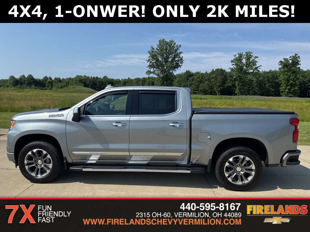 Used 2025 Chevrolet Silverado 1500 High Country with VIN 2GCUKJED7S1149235 for sale in Vermilion, OH