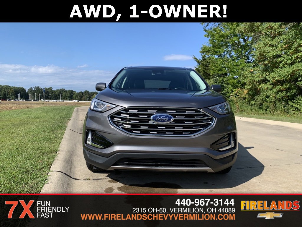 Used 2021 Ford Edge SEL with VIN 2FMPK4J96MBA37812 for sale in Vermilion, OH