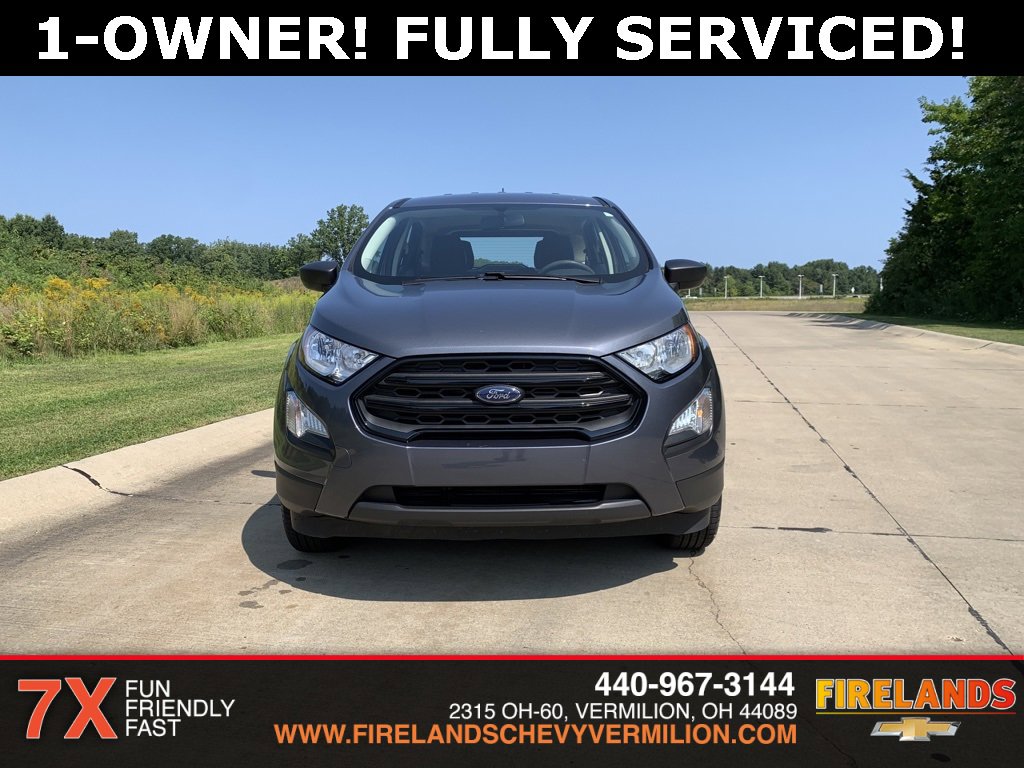 Used 2022 Ford EcoSport S with VIN MAJ6S3FL8NC472997 for sale in Vermilion, OH