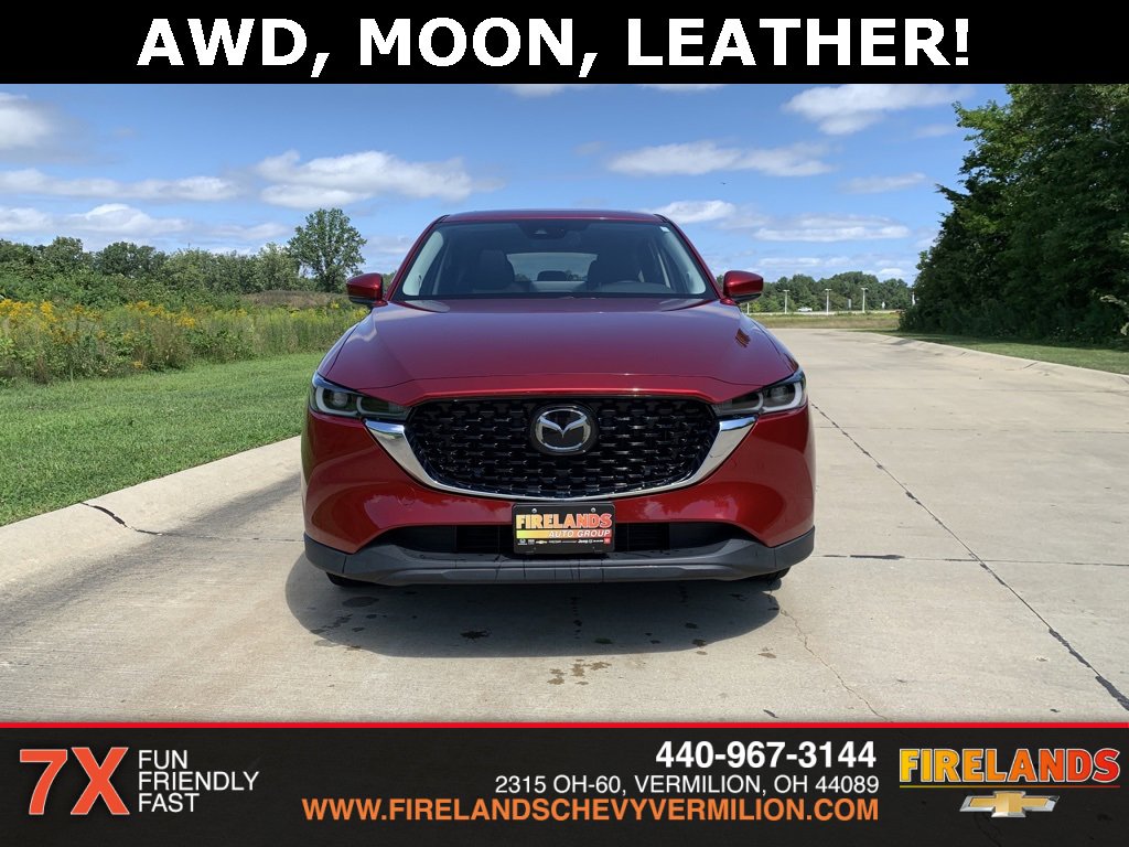 Used 2023 Mazda CX-5 S Premium package with VIN JM3KFBDM6P0102291 for sale in Vermilion, OH