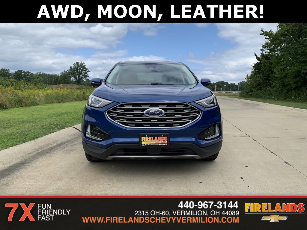 Used 2020 Ford Edge SEL with VIN 2FMPK4J93LBB46811 for sale in Vermilion, OH