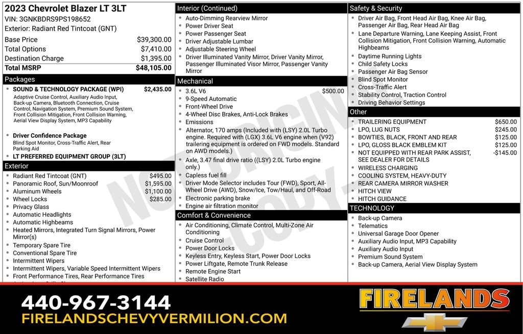 Used 2023 Chevrolet Blazer 3LT SUV