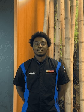 Staff member Damarion Westbrook from ddd4f97a7fcb