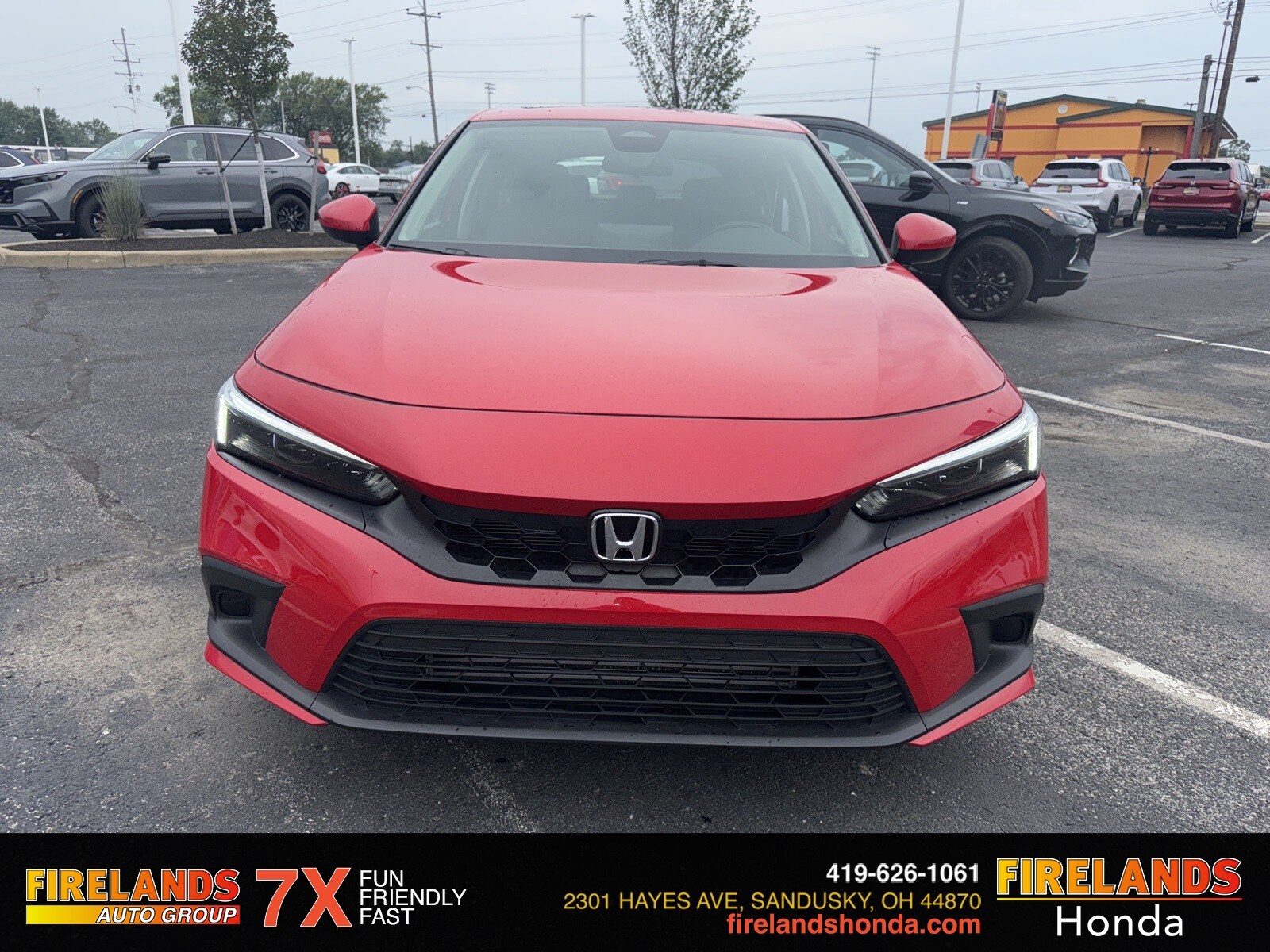 Certified 2023 Honda Civic Hatchback EX-L with VIN 19XFL1H73PE010824 for sale in Sandusky, OH