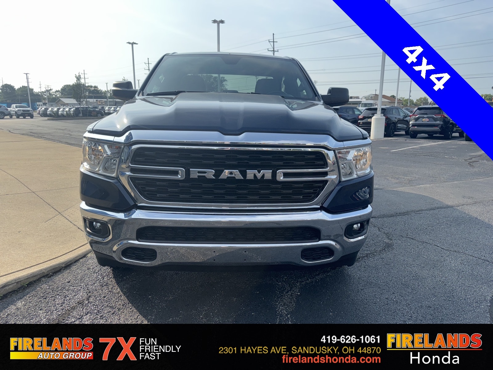 Used 2022 RAM Ram 1500 Pickup Big Horn/Lone Star with VIN 1C6SRFBT1NN137314 for sale in Sandusky, OH