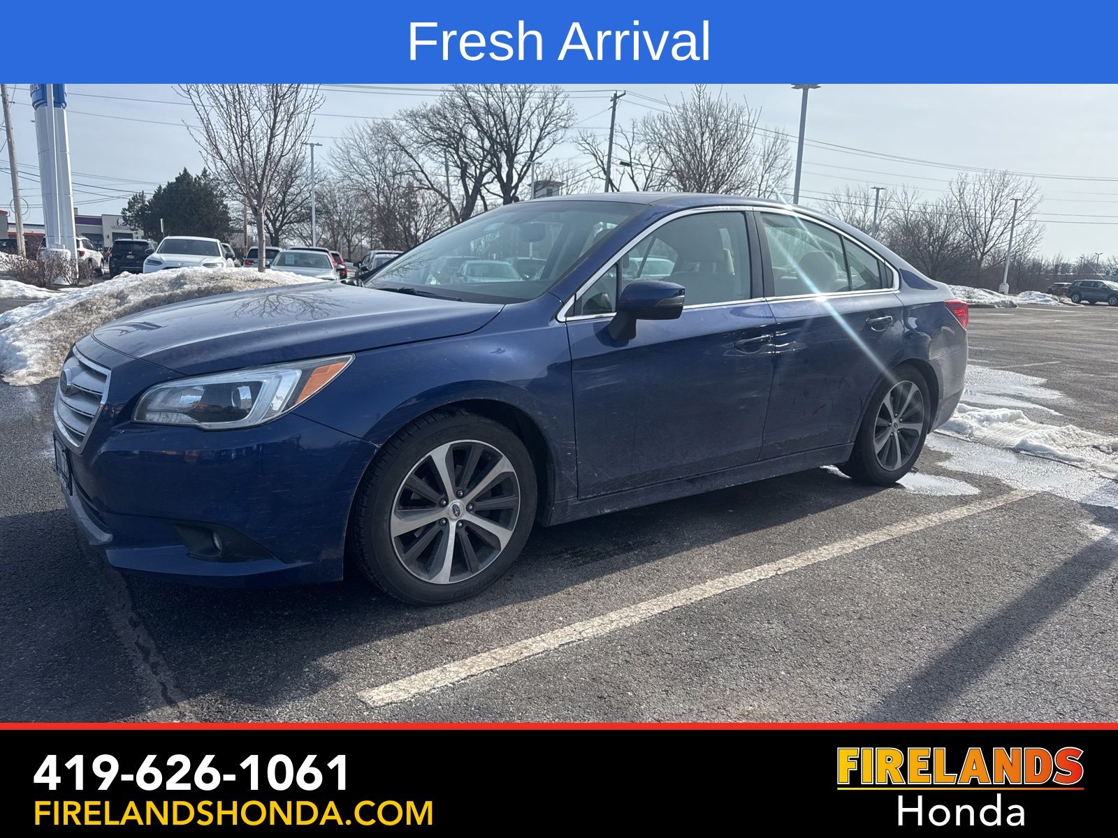 Used 2015 Subaru Legacy 2.5i Limited with VIN 4S3BNAN67F3058319 for sale in Sandusky, OH