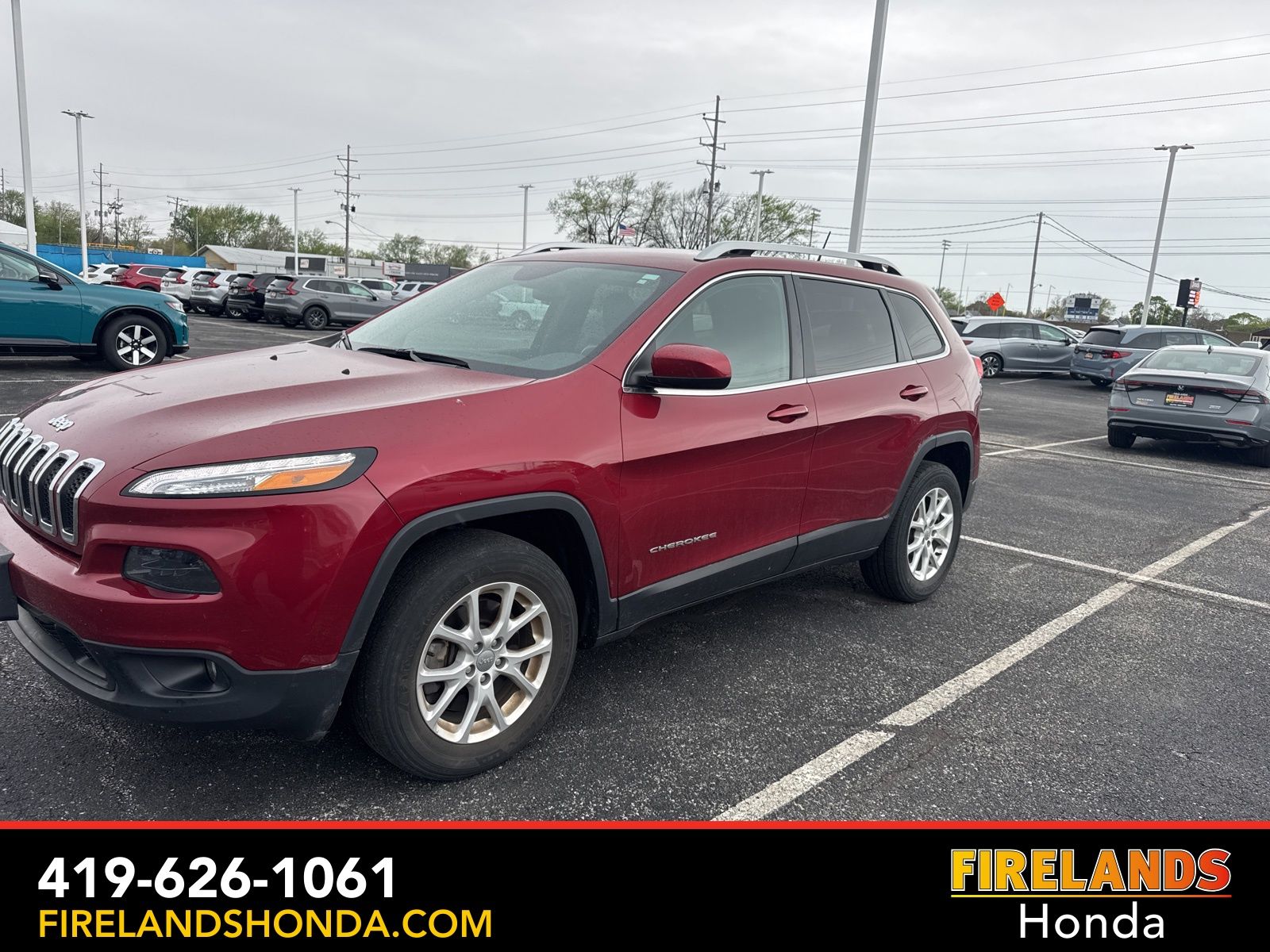 Used 2014 Jeep Cherokee Latitude with VIN 1C4PJMCSXEW268381 for sale in Sandusky, OH