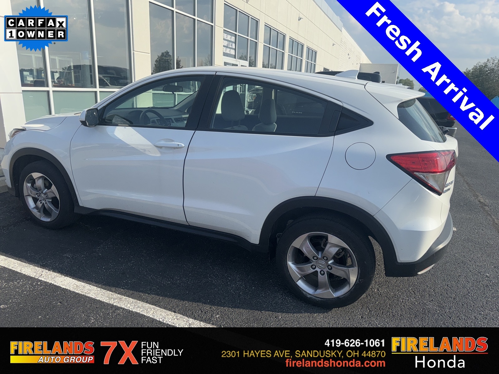 Certified 2022 Honda HR-V LX with VIN 3CZRU6H38NM700196 for sale in Sandusky, OH