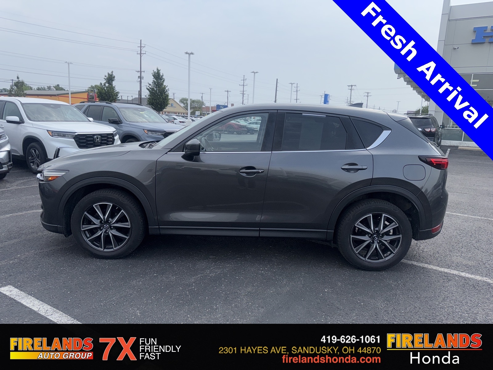 Used 2017 Mazda CX-5 Grand Select with VIN JM3KFBDL2H0227894 for sale in Sandusky, OH