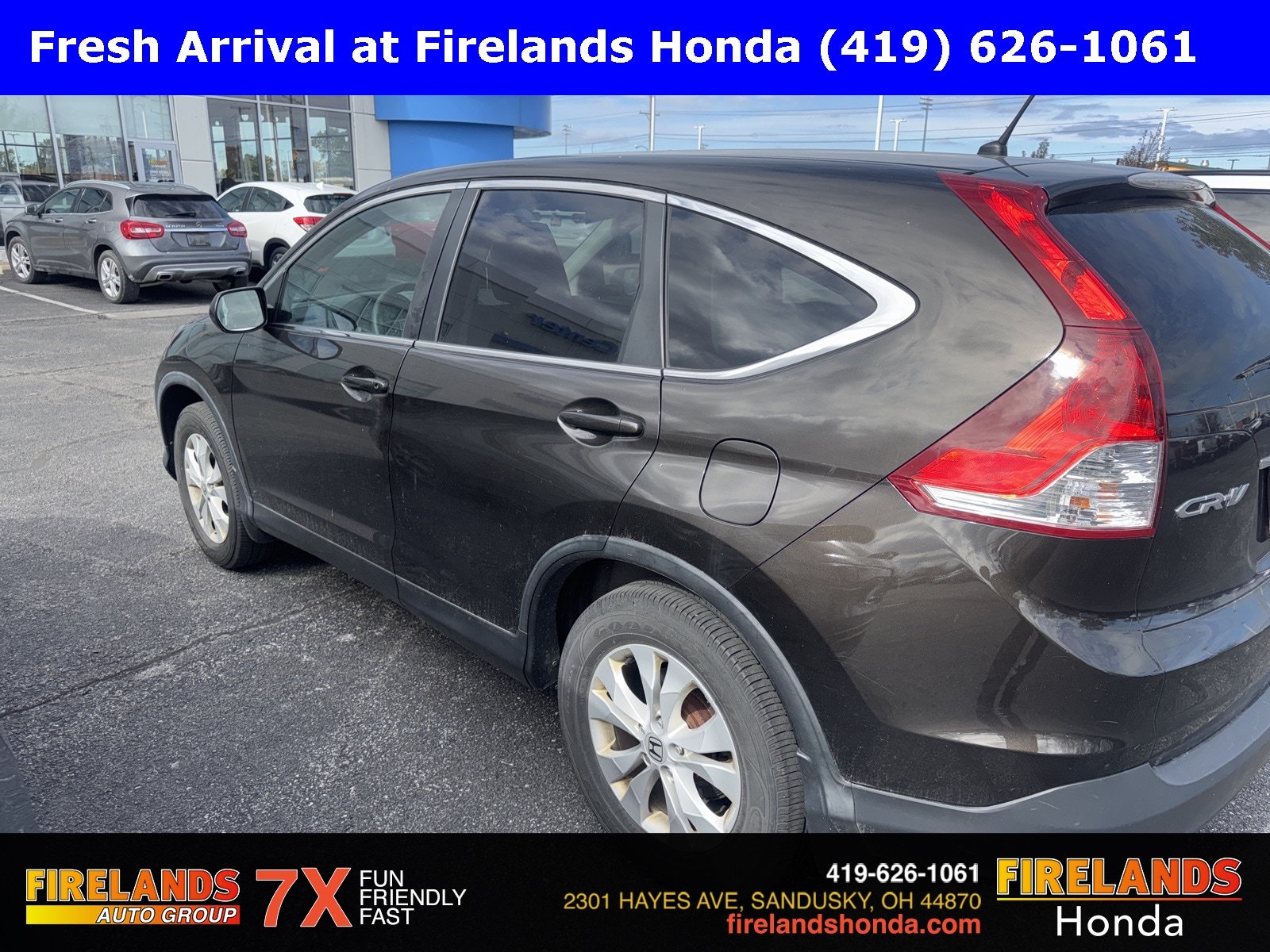 Used 2014 Honda CR-V EX with VIN 5J6RM4H57EL022046 for sale in Sandusky, OH