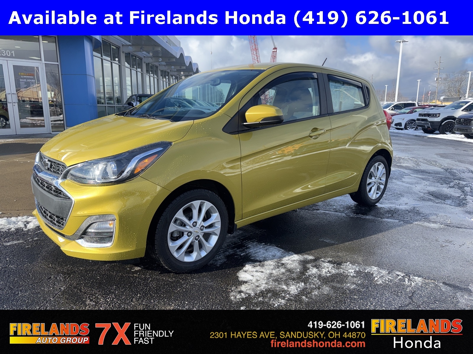 Used 2022 Chevrolet Spark 1LT with VIN KL8CD6SA8NC036883 for sale in Sandusky, OH