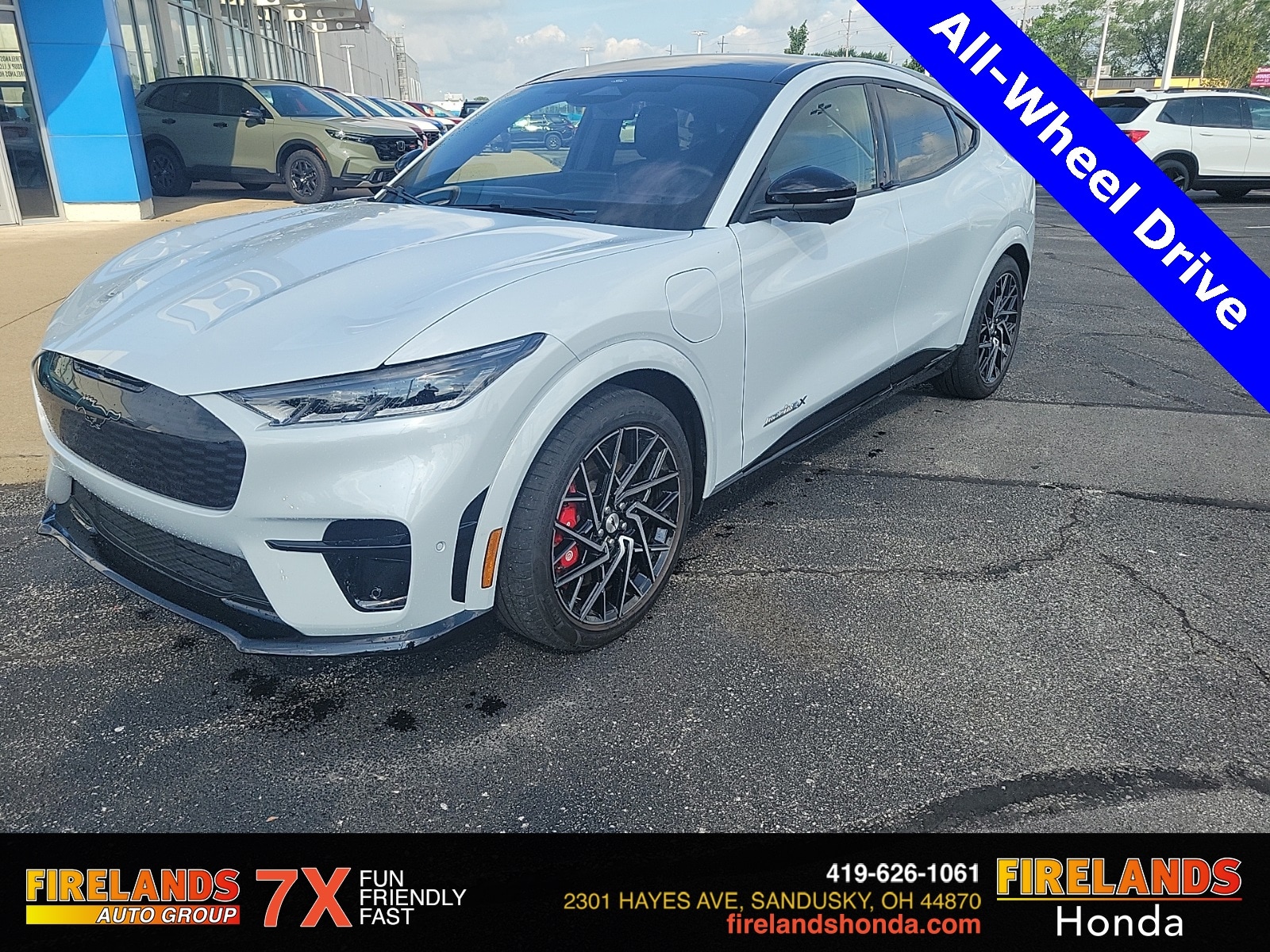 Used 2023 Ford Mustang Mach-E GT AWD with VIN 3FMTK4SX3PMA04698 for sale in Sandusky, OH